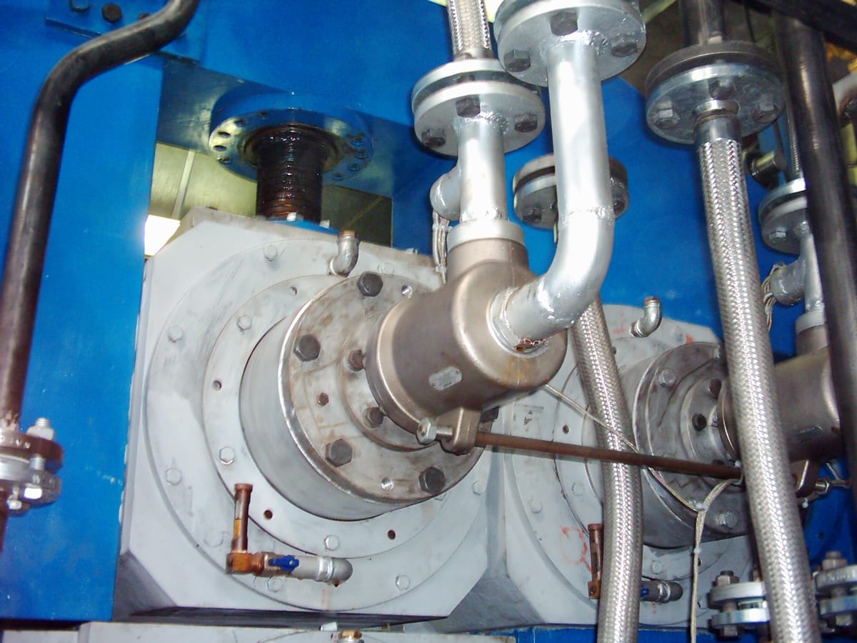 DEUBLIN Plastik PVC Hattı Kızgın Yağ Merdaneleri Projesi