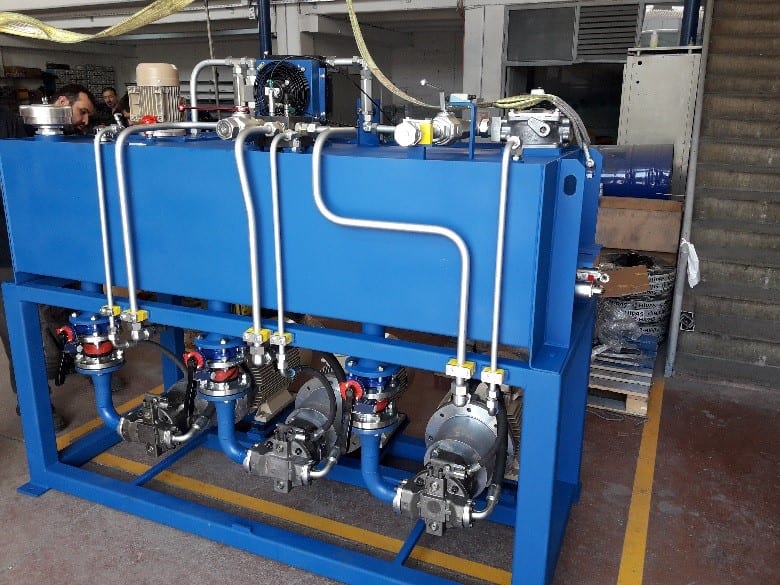 Kireç Fırını ve Dik Valsli Kömür Öğütme Tesisi Hidrolik Sistemi