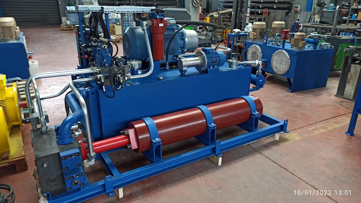 Alüminyum Dik Enjeksiyon 125T Hidrolik Sistemi