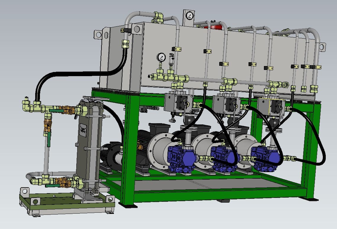 Folyo Hadde Tesisi Hidrolik Ünitesi