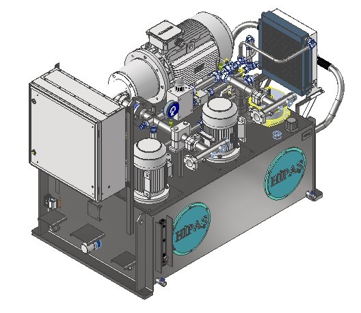 Hortum Flushing Makinası Hidrolik Ünitesi