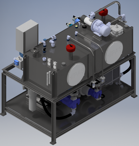 Mineral Hammade Presi (1000T) Hidrolik Sistemi
