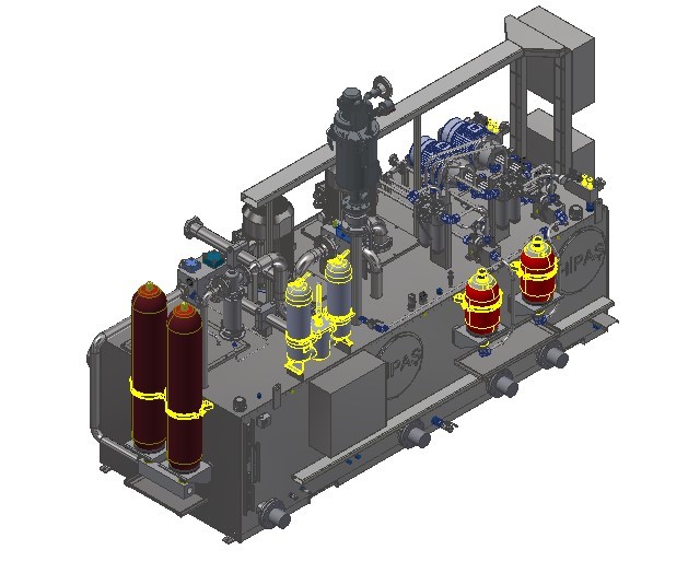 ORC Türbin Yağlama Sistemi 8MW