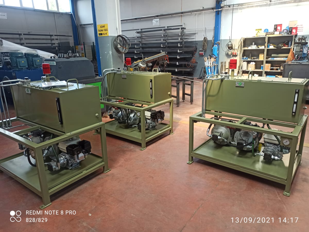 Metal Ergitme Hidrolik Sistemi