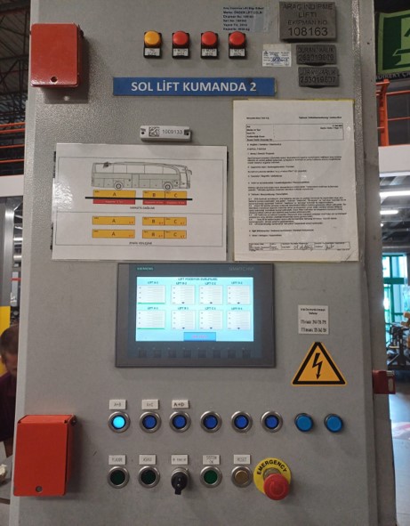 Otobüs Kaldırma Lift Hidrolik ve Otomasyon Sistemi