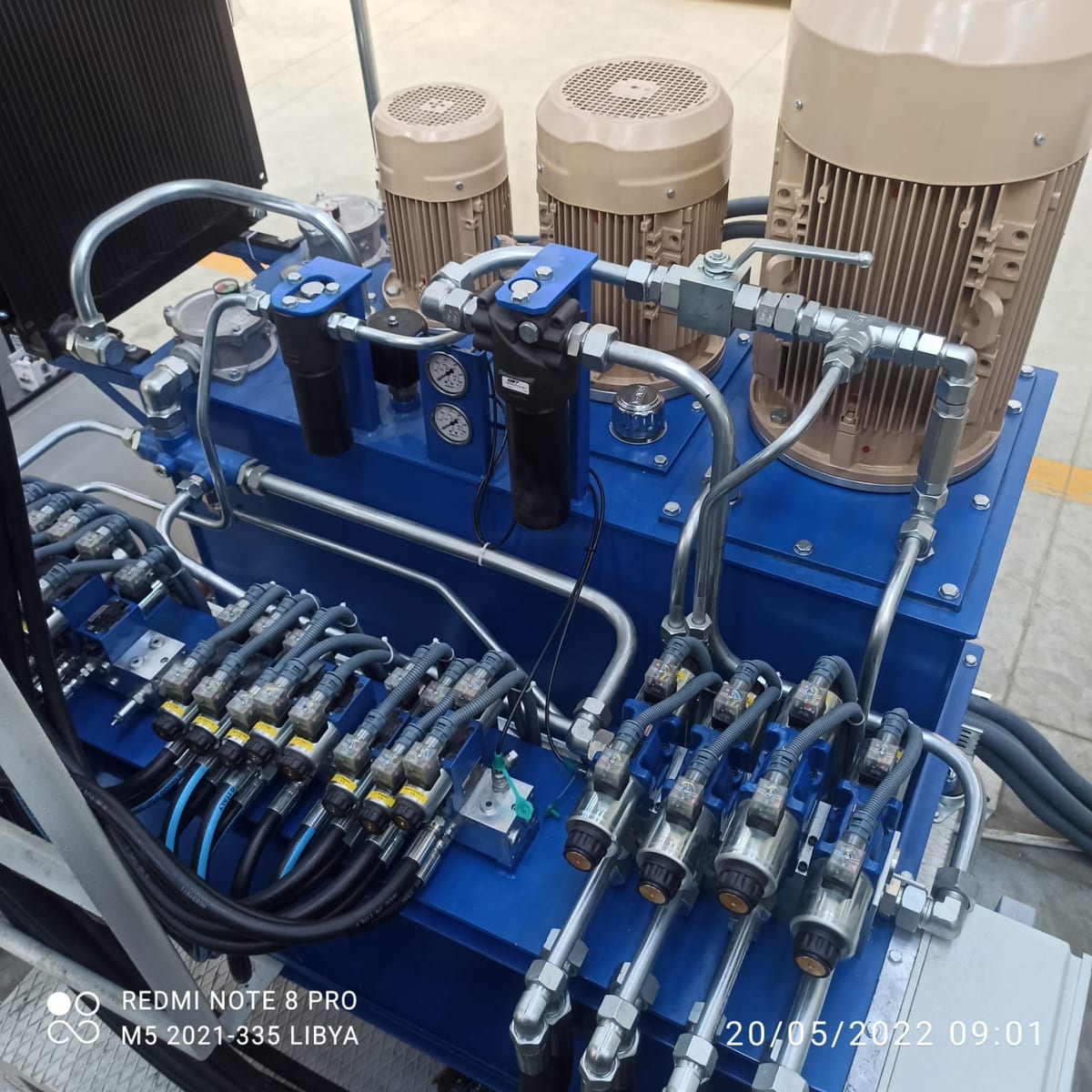 Parke Taşı Makinası Hidrolik Sistemi