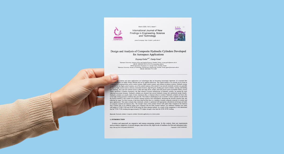 Havacılık Uygulamalarında Kompozit Hidrolik Silindirler